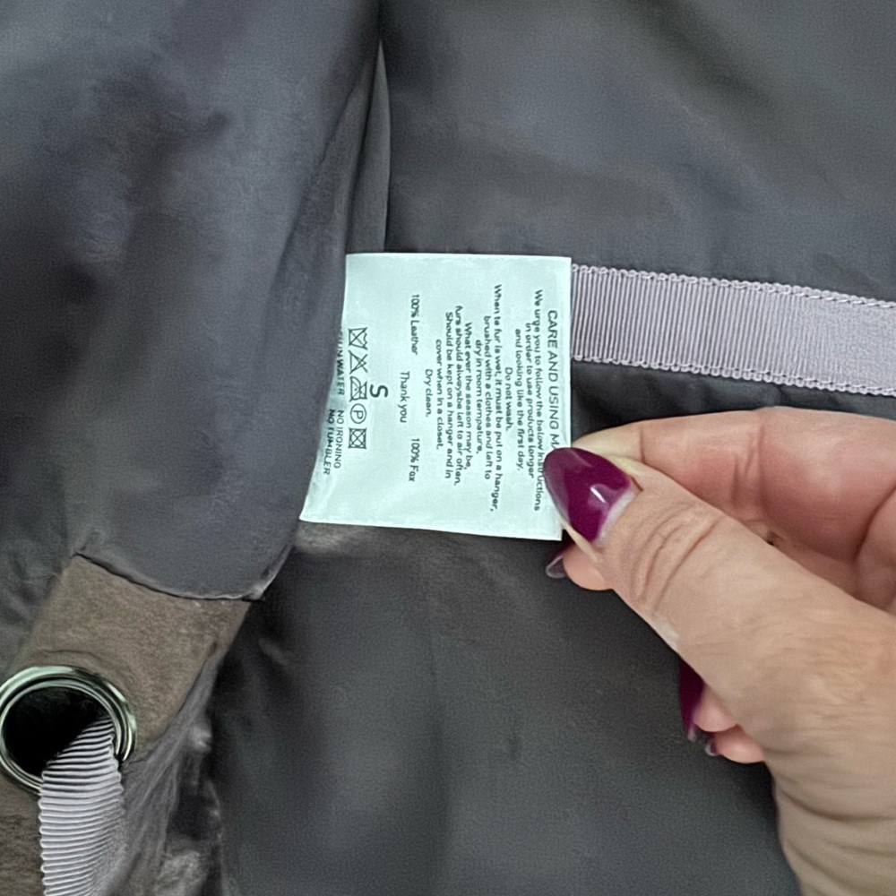 roksolana fox fur in mauve - Picture 6 of 8